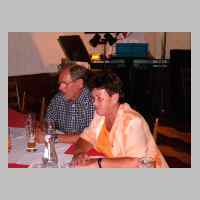 59-09-1139 5. Kirchspieltreffen 2003. Ortsvorsteher Kurt Woeppel aus Dittigheim mit seiner Ehefrau als Gast..JPG